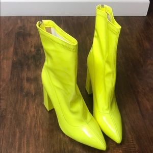 Brand new neon boots